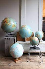 Pin By Devin Watson On Ee The W Rld Thrย Gl Be World Globes Globe Decor Vintage Globe