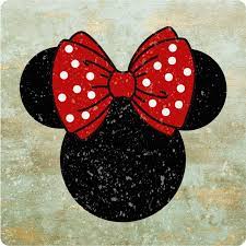 Sensational 6 fun mickey mouse poster. Vintage Minnie Mouse Coaster Tenstickers