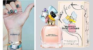 Marc jacobs perfect edp spray sample. Marc Jacobs Perfect Fragrance Inspired By A Tattoo Beauty Packaging