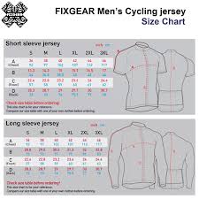 Fixgear Cycling Jerseys Padded Pants Cs 6801 Set