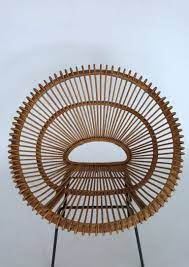 rattan bucket chairs in the style of franco albini bucket chairs white wooden chairs italian furniture design