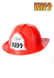 Red Plastic Kiss Fire Hat