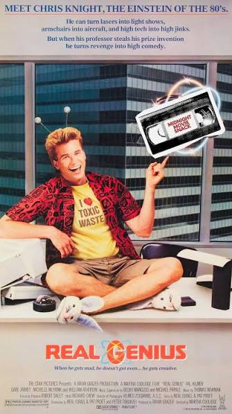 Real Genius (1985) — a sharp, funny, and surprisingly thoughtful teen  comedy that cemented Val Kilmer as a true breakout star., Directed by  Martha Coolidge, Real Genius follows a group of brilliant ...
