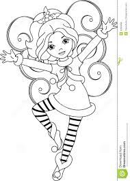 To save a resource you must first join or sign in. Fairy Christmas Coloring Page Stock Vector Illustration Of Winter Welcome 42093396