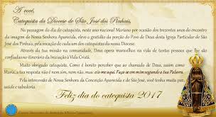 Diocese de São José dos Pinhais - Vocação: agradecimento aos catequistas da  Diocese de São José dos Pinhais