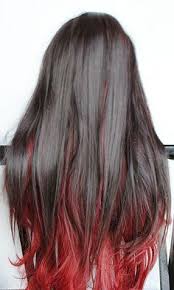 Deep black hair with vibrant red color underneath is a very popular look. Pin On Hair
