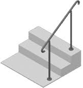 Step hand rail are made from quality materials that guarantee long durability and performance over time. Modular Entrance Rails Home Handrails
