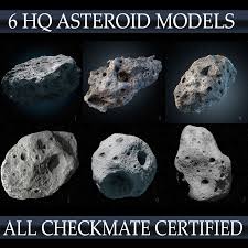 Http Www Turbosquid Com 3d Models Asteroids Pack 3d C4d 863522 3d Model Model Extreme Close Up