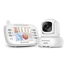 Motorola Halo Over The Crib Video Baby Monitor Soother With Hd Wi Fi Camera Infrared Night Vision Temperature Sensor Two Way Audio And Smart Sleep Assistan Video Monitor Baby Baby Monitor Baby Camera Monitor