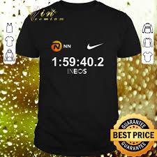 Eliud kipchoge's sub 2 hour marathon shoes. Funny Ineos Challenge Eliud Kipchoge 1 59 40 2 Nike Shirt Hoodie Sweater Longsleeve T Shirt