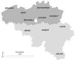 A collection of belgium maps; 1 Map Of The Country Of Belgium Belgium Is Composed Of Three Download Scientific Diagram