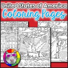 Big boss coloring pages to print submarine. United States Coloring Pages Zen Doodles By Ms Artastic Tpt