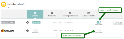 Turning The Auto Renewal Feature On Off Domains Namecheap Com