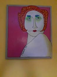 Painted my old man Sauce. Done in acrylic