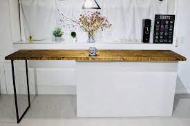 1万円でキッチンにおしゃれなカウンターテーブルをdiy ニトリのカラーボックスで作る方法 diy magazine カウンターテーブル カウンターキッチン 収納 diy カラーボックス キッチンカウンター