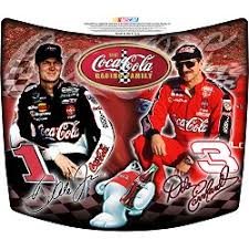 Nos 2003 nascar drivers coca cola hirev tribute series mini racing car hood new. Let S Go Racing Nascar Collectables