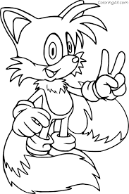 Explore 623989 free printable coloring pages for you can use our amazing online tool to color and edit the following sonic tails coloring pages. Fox Has Two Tails Coloring Page Coloringall