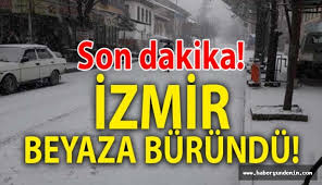İzmir'de kar yağışı yer yer kuvvetini arttırarak devam ediyor. Izmir De Kar Yagisi Basladi