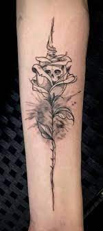 Creative Rose Tattoo C Tattoo Studio Voodoo Ink Tattoo Barbers Tattoo Designs Men Rose Tattoos Rose Tattoo Design