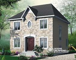 Decouvrez Le Plan 2761 Cellini Qui Vous Plaira Pour Ses 3 Chambres Et Son Style Europeen Colonial House Plans Colonial House European House Plans
