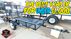 The Best Trailer For Under 1 000 Showing My Very First Utility Trailer From Tractor Supply Co Youtube
