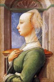 Portrait Of A Woman With A Man At A Casement Fra Filippo Lippi Portrait Of A Woman Fra Filippo Lippi Profile Portrait Of A Young Woman 1445 Renaissance Paintings Renaissance Portraits Art