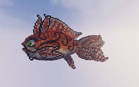 Fantasy Goldfish Minecraft Project Minecraft Art Minecraft Color Palette Challenge