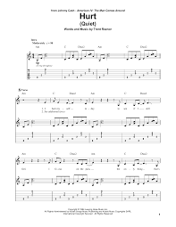 The house where cash's music video for hurt was shot, which was cash's home for nearly 30 years, was destroyed in a fire on april 10, 2007. Hurt Quiet By Johnny Cash Guitar Tab Play Along Guitar Instructor