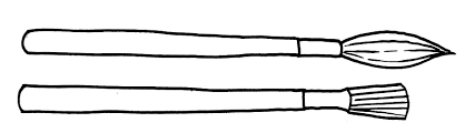 It's okay if it overlaps your black edges a little bit. How To Draw A Paint Brush In 3 Quick And Easy Steps Bujo Babe