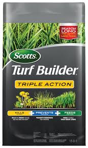 When is the best time to apply weed and feed to my lawn? Scotts Turf Builder Triple Action Scotts