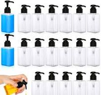 Amazon.com: Domensi 24 Pcs 100ml /3.4 oz Pump Bottle Mini ...