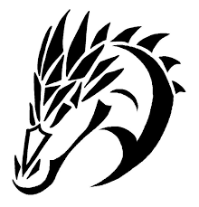 Black And White Dragon Tattoo Drawing Dragon Drawings Black And White Cliparts Co Black And White Drawing Dragon Head Drawing Dragon Tattoo Drawing
