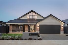 Other exterior highlights included trusses over the garage doors, horizontal lap siding and brick and stone accents. Urban Take On Manhattan Loft Style Living Industrial Exterior Perth By Shelford Quality Homes Houzz