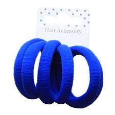 Most blue rubberband hair have the same qualities as your natural hair, meaning they can be dyed, washed, and even heat styled. Set Of 6 Royal Blue Soft Jersey Endless Hair Elastics Bobbles Bands Buy Online In Saint Vincent And The Grenadines At Desertcart 49382212