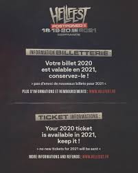 The music festival has really upped its game for next yearâ€™s edition as it has booked 350 bands which will perform across six different. Hellfest 2021 Information Billetterie Concerts Metal