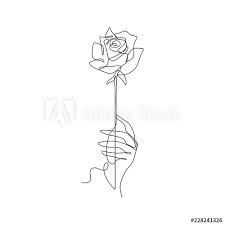 Rose Line Art Drawing One Continuous Lineart Of A Hand Holding Flower Minimalist Style Buy This Stock Vector And Explore Similar Vectors At Adobe Stock Adobe Stock Download holding flower images and photos. hand holding flower minimalist style