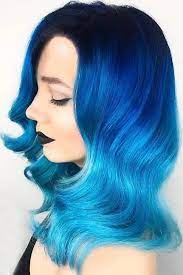 41 Ethereal Looks With Blue Hair Lovehairstyles Com Blue Ombre Hair Blue Hair Hair Color Blue