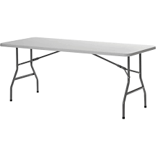 Dress it up for the holidays or take it outside for a barbecue. Cosco 6 Foot Centerfold Folding Table White Walmart Com Folding Table Sandusky Cabinets White Folding Chairs
