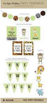 Friday Freebie Safari Theme Party Free Printables Rook Design Co Safari Theme Party Safari Birthday Party Decorations Safari Birthday