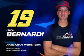 Luca Bernardi signs for the Aruba Cloud MotoE Team