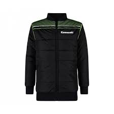 Du velours palatine et des satins luisants fouettent les coupes parfaitement classiques de vestes et de blousons. Blouson Hiver Kawasaki 2017 Pour Homme Moto And Co