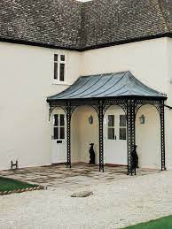 Porches Verandas Canopies Of Cast Or Wrought Iron Steel Lead Or Copper Wrought Iron Awning Traditional Porch House Canopy Design