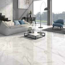 Shiny Laminate Flooring White Gloss White Shiny Floor Tiles As Laminate Flooring High Gloss Silver Oak Lam In 2020 Living Room Tiles White Tile Floor Living Room White