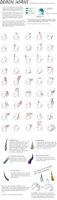 Horns Tutorial 2 Drawing Tips Art Reference Poses Horns