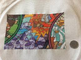 This is a beautiful cross stitch pattern of bag end, the home of frodo and bilbo from the lord of the rings and the hobbit. Wip A Stained Glass Illustration Of The Lord Of The Rings Trilogy 2 Pages Down 22 To Go Crossstitch