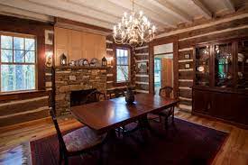 Our collection of dining tables and dining room chairs is unrivaled. Log Cabin Dining Room Rustic Dining Room Atlanta By Alan Clark Architects Llc Houzz