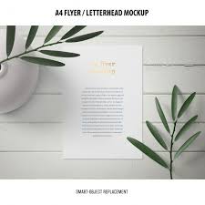 Download Flyer Or Letterhead Mockup For Free In 2020 Mockup Free Psd Flyer Free Psd