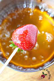 Tanghulu Strawberries (with Hardened Sugar) - TikTok's Candied Fruit |  Salty Side Dish Recipes
