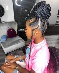 Dm For Promo On Instagram Follow Me Divine Capelli Are You Feeling This Protective Style Braided Hairstyles Natural Hair Styles African Braids Hairstyles