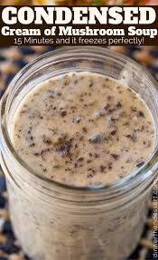 Condensed Cream Of Mushroom Soup That Freezes Perfectly Mushroom Soup Stuffed Mushrooms Creamed Mushrooms